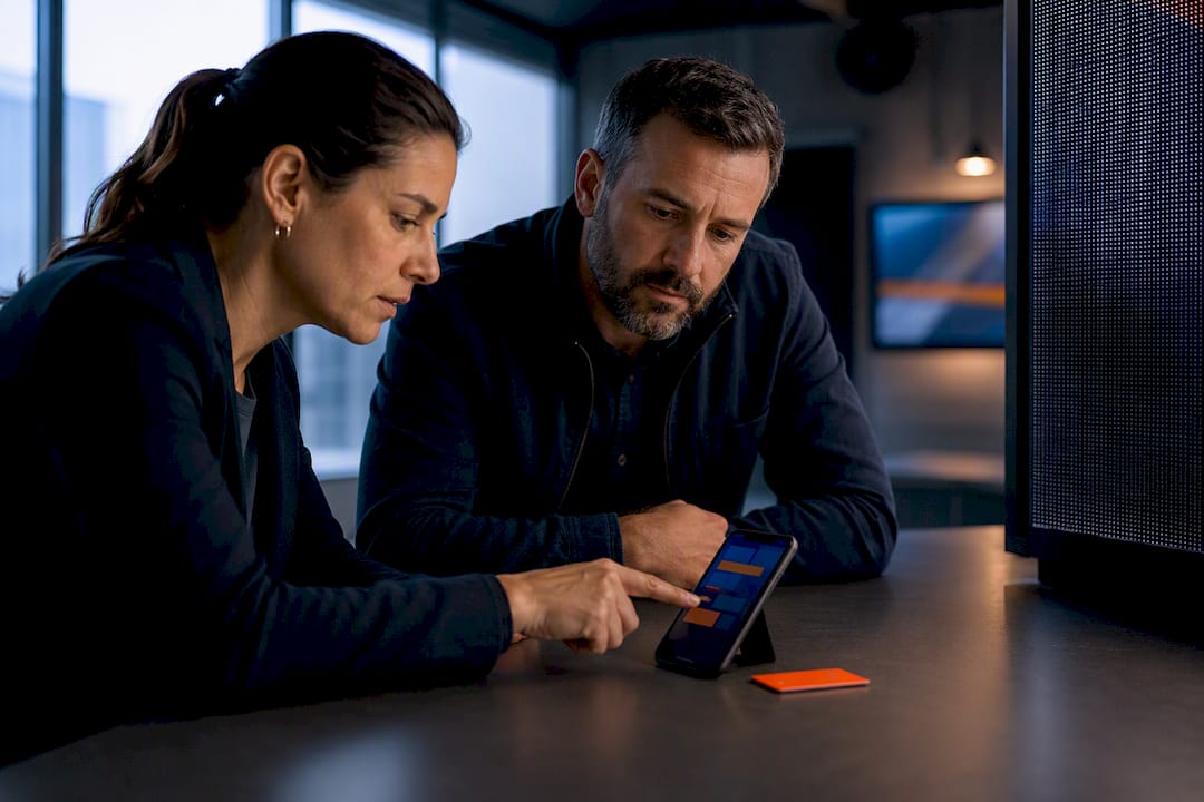 Ad operations team reviewing an opt-out test